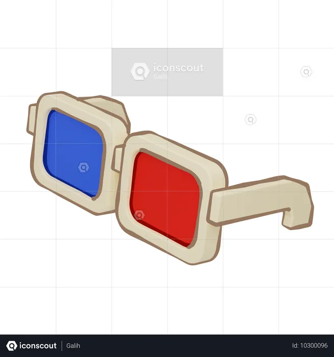 Óculos 3d  3D Icon