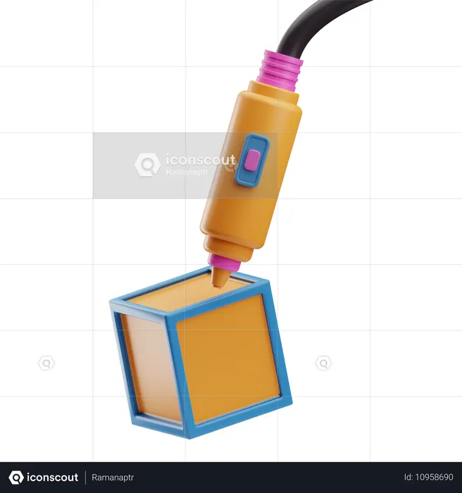 3d Pen  3D Icon