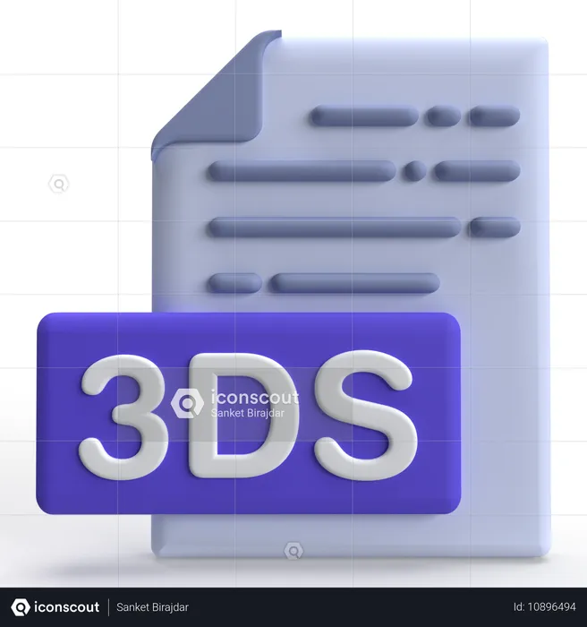 3dsファイル  3D Icon