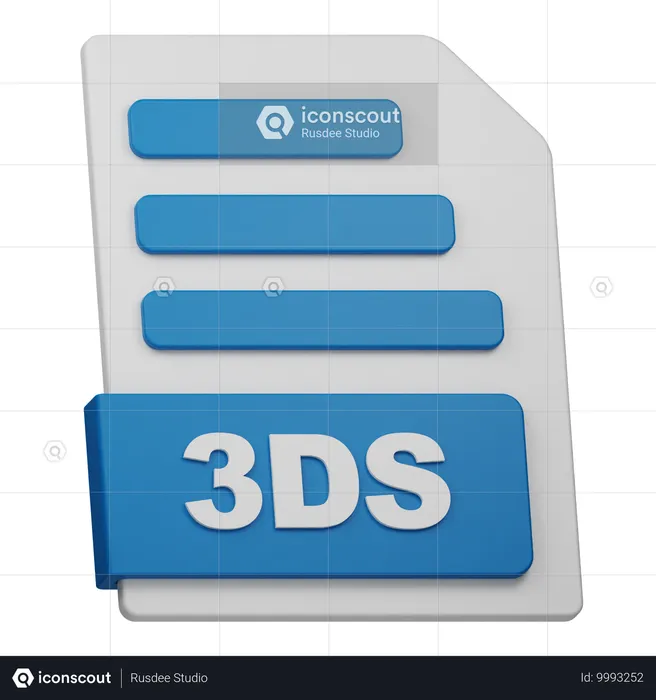 3DS File  3D Icon