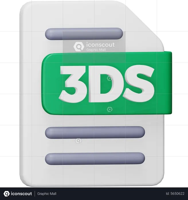 3ds File  3D Icon