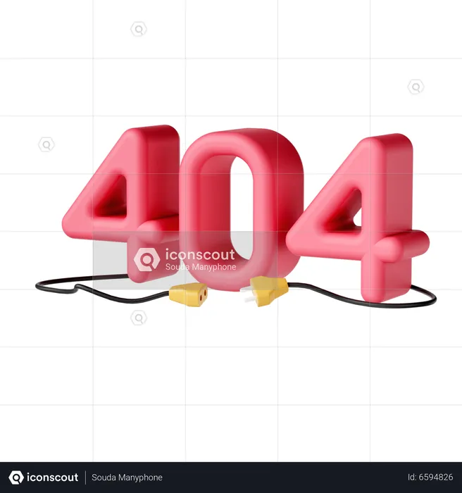 404  3D Icon