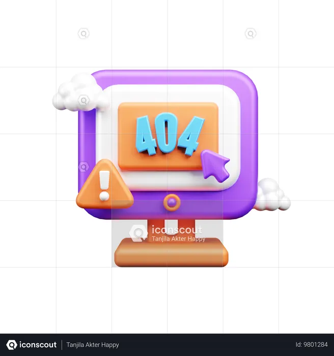 Erreur 404  3D Icon