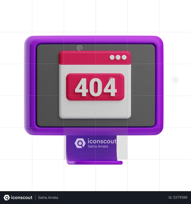 Erreur 404  3D Icon