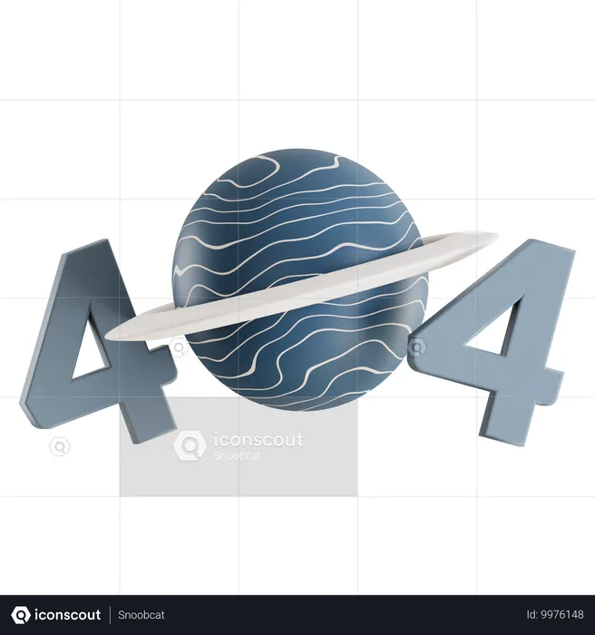 404 ファイルが見つかりません  3D Icon