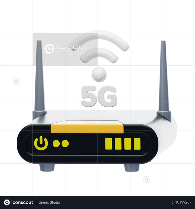 5G 바이트  3D Icon