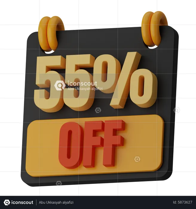 55 % de réduction  3D Icon