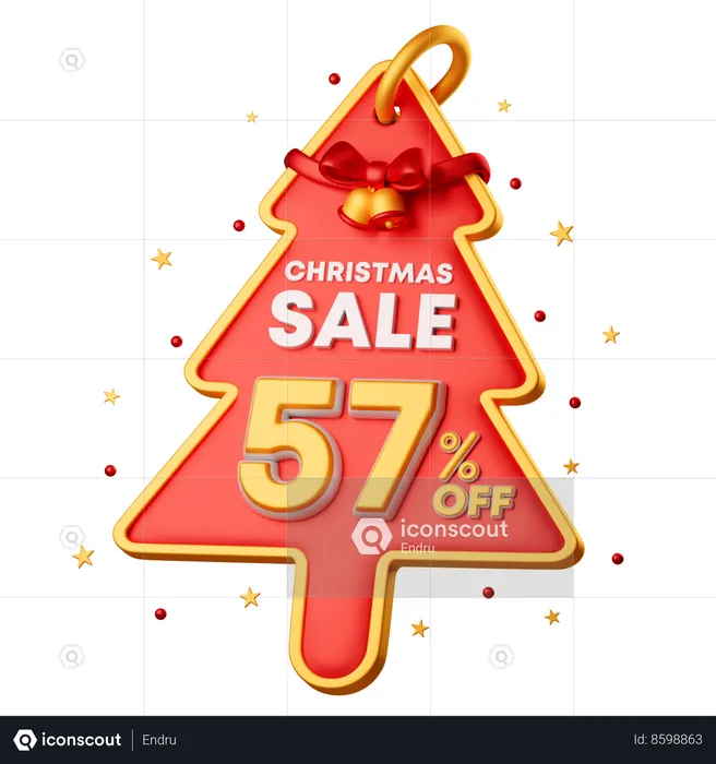57 Percentage Special Offer  3D Icon