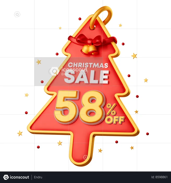 58 Percentage Special Offer  3D Icon