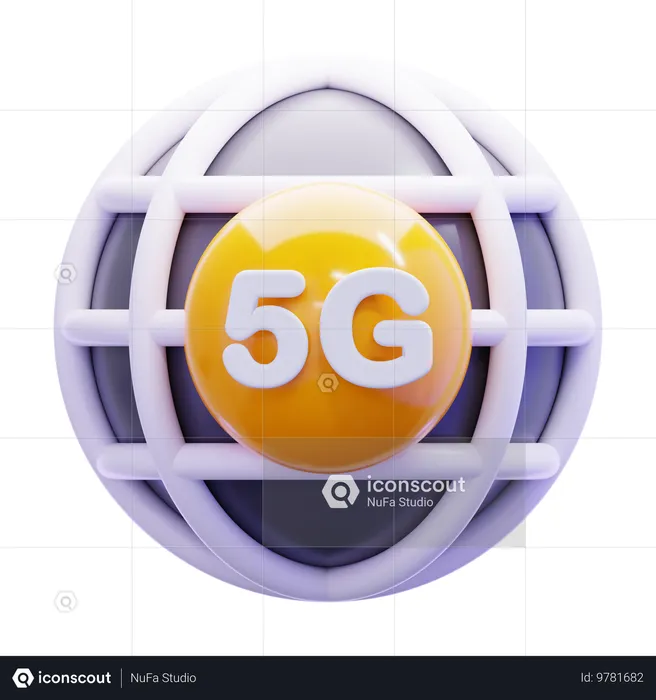 5g  3D Icon