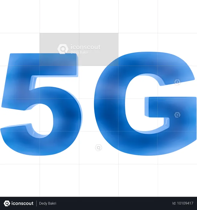 5g  3D Icon