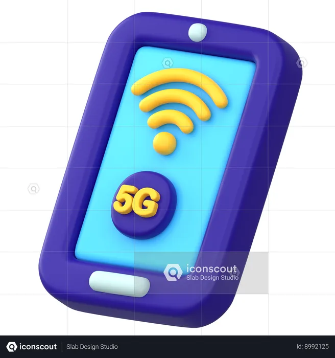 Dados móveis 5g  3D Icon