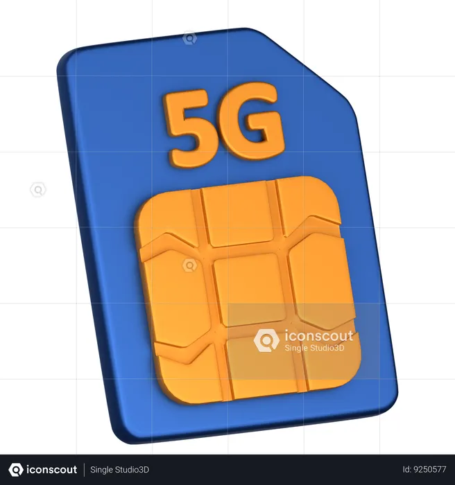 Itinerancia de datos 5g  3D Icon