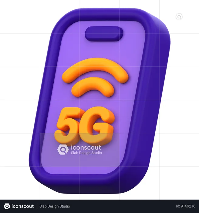 Mobile 5g  3D Icon