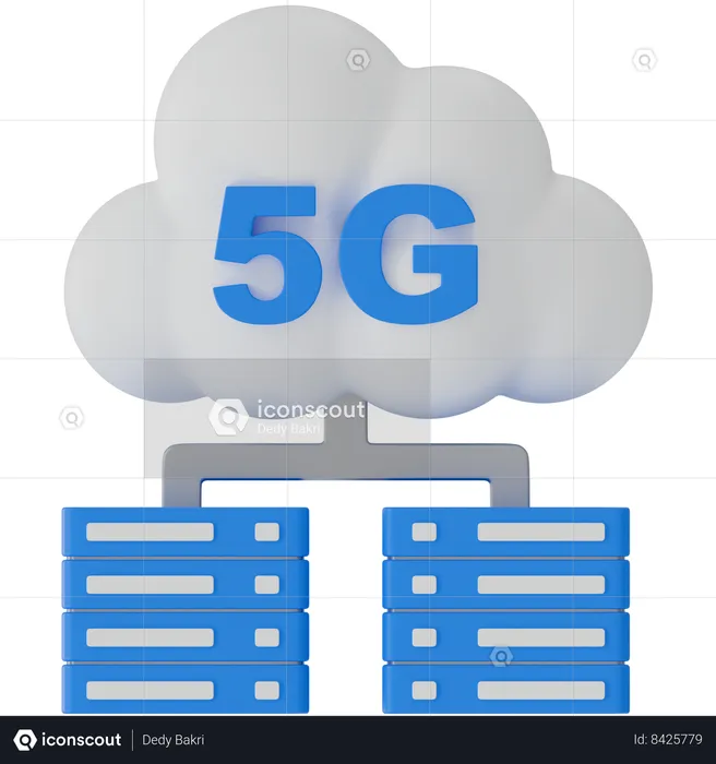 Servidor 5g  3D Icon