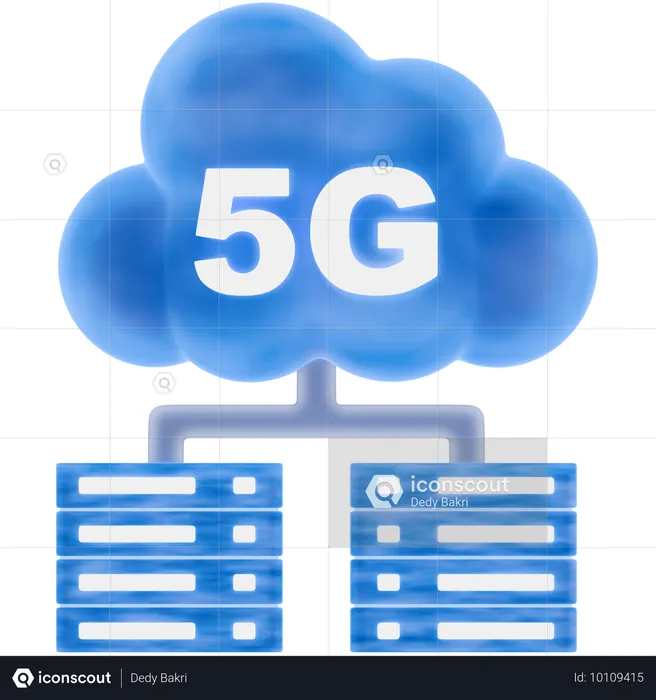 Servidor 5g  3D Icon