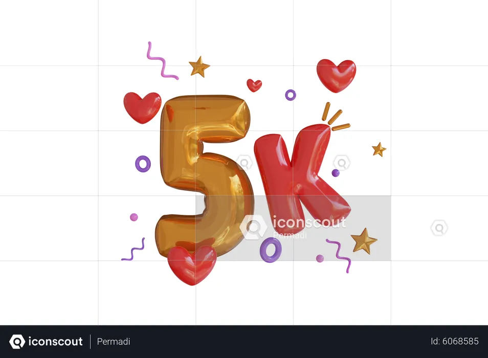 5K  3D Icon