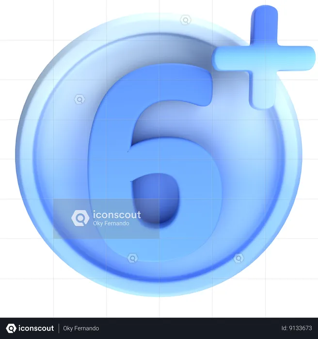 6 Plus  3D Icon