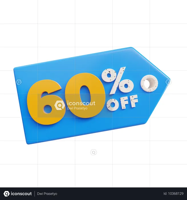 60% off  3D Icon