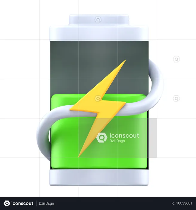 Chargement de la batterie à 60 %  3D Icon