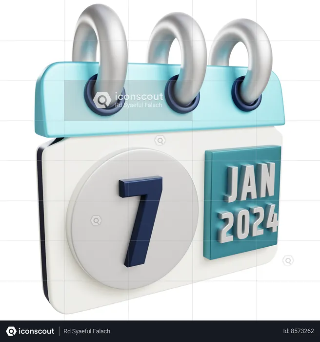 7 de janeiro de 2024  3D Icon