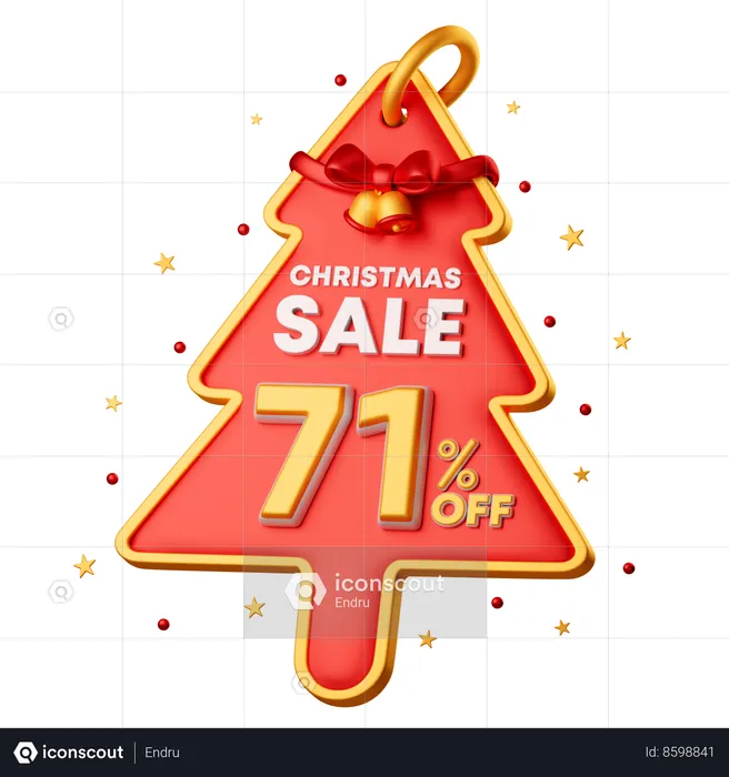71 Percentage Special Offer  3D Icon