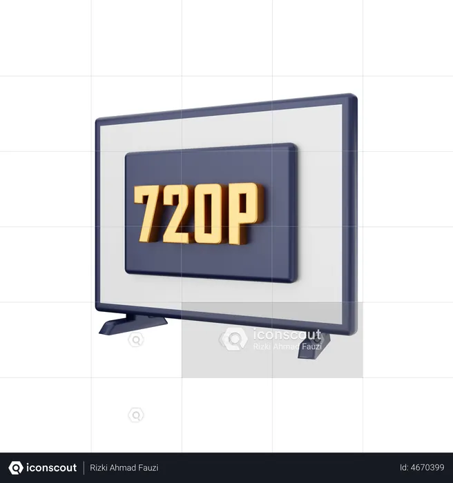 720P Resolution  3D Illustration