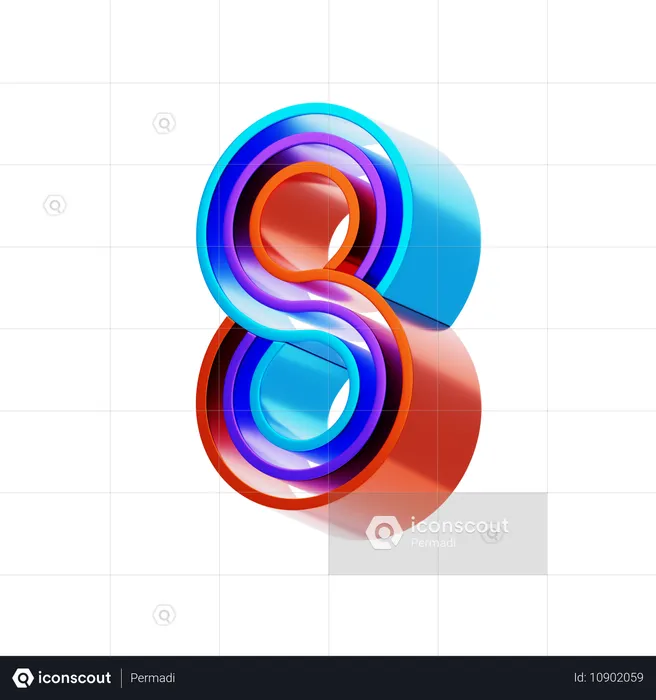 8  3D Icon