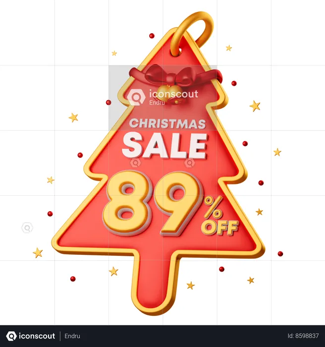 89 Percentage Special Offer  3D Icon