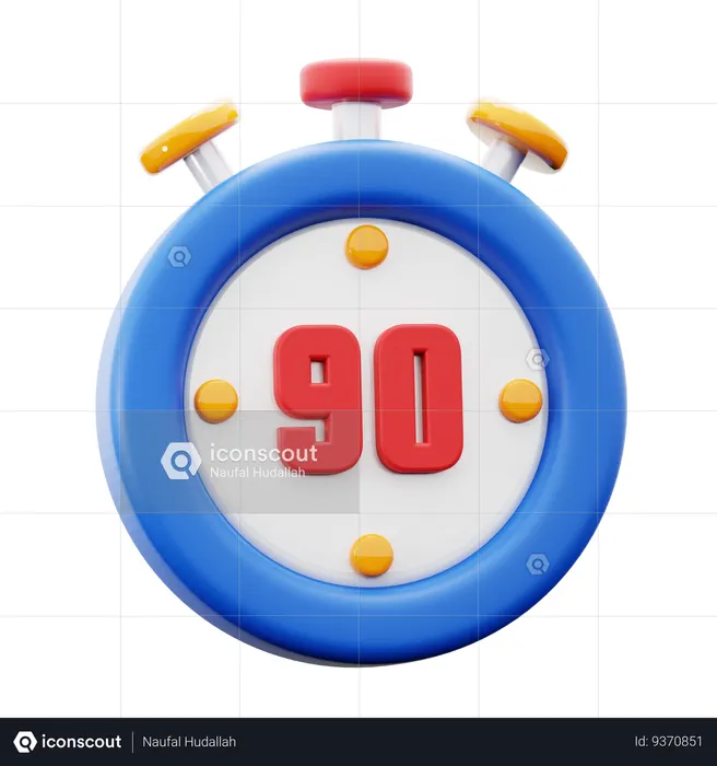 90 Minuite Game Timer  3D Icon
