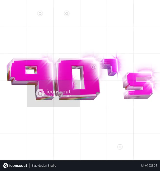 90 S  3D Icon