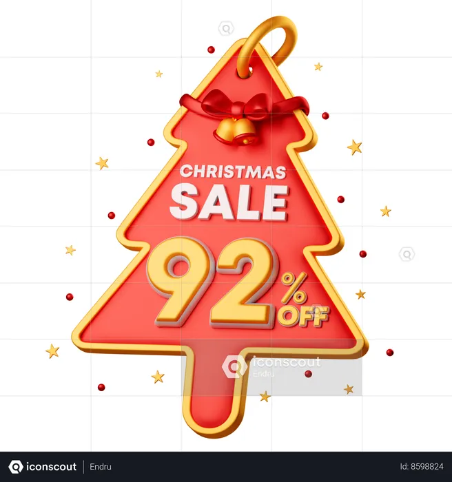 92 Percentage Special Offer  3D Icon