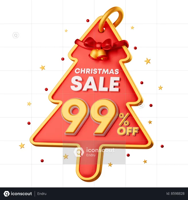 99 Percentage Special Offer  3D Icon