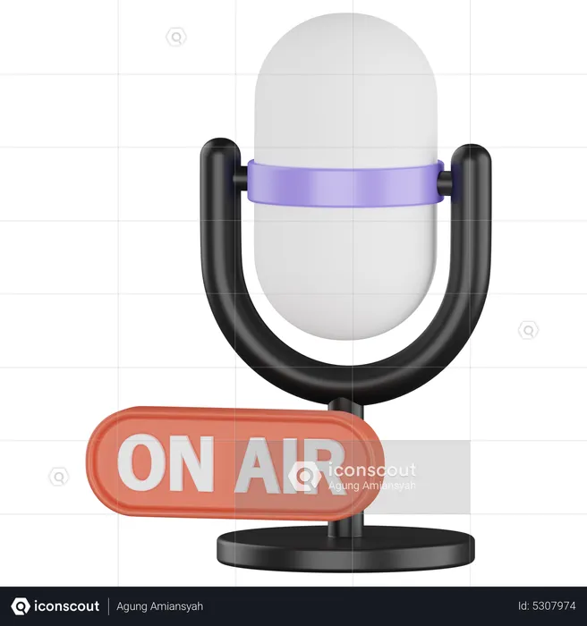 À l'antenne  3D Icon