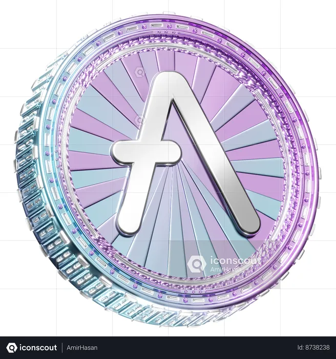 Aave  3D Icon