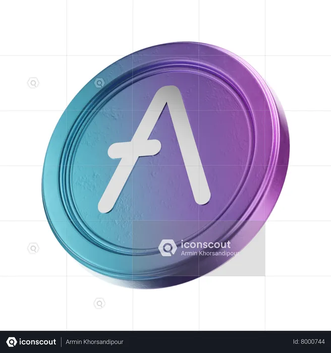 Aave  3D Icon