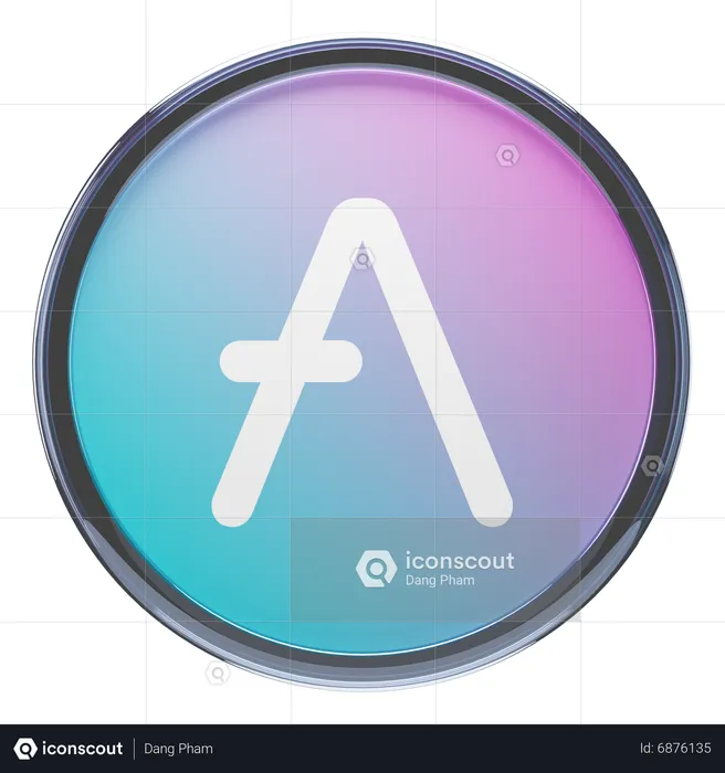 Aave  3D Icon