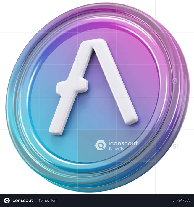 Aave  3D Icon