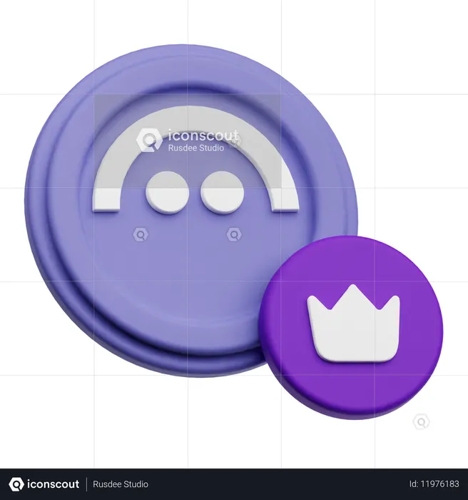 Aaveプレミアム  3D Icon