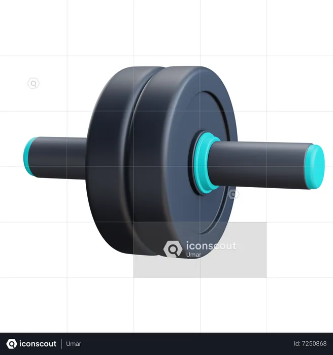 Ab Wheel  3D Icon