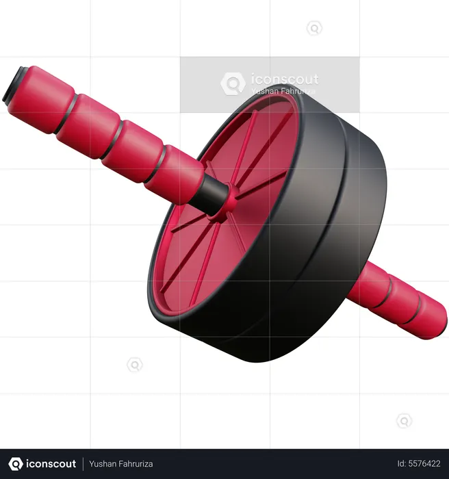 Ab Wheel  3D Icon