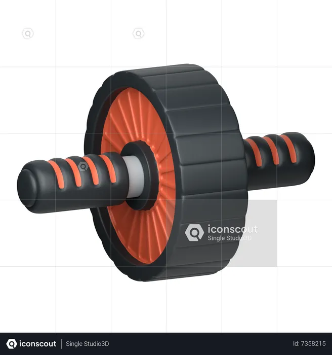 Ab Wheel Roller  3D Icon