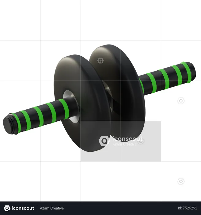Ab Wheel Roller  3D Icon