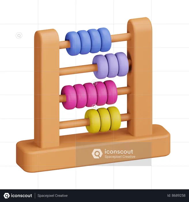 Abacus  3D Icon