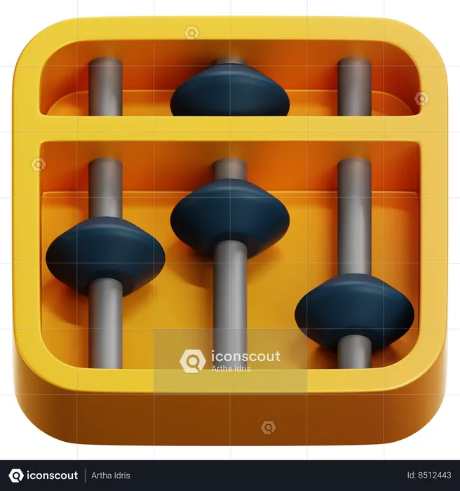 Abacus  3D Icon