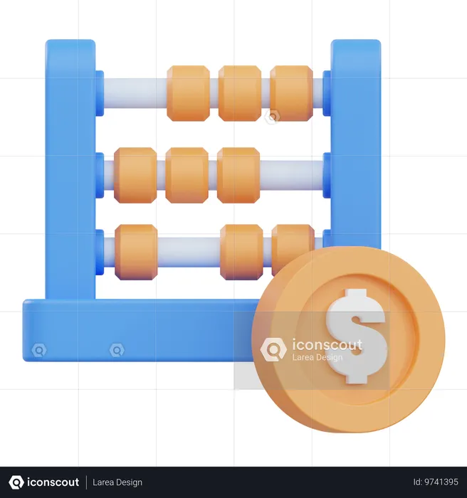 Abacus  3D Icon