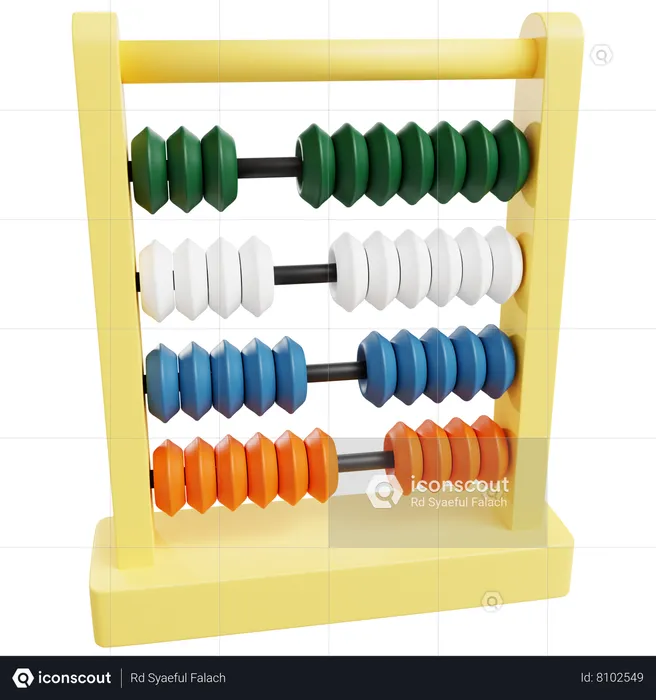 Abacus  3D Icon