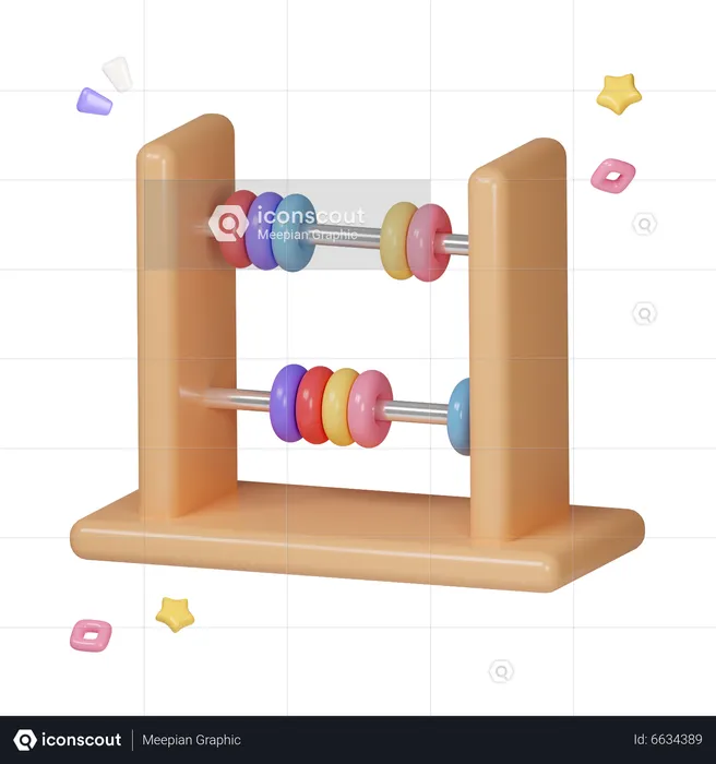 Abacus  3D Icon