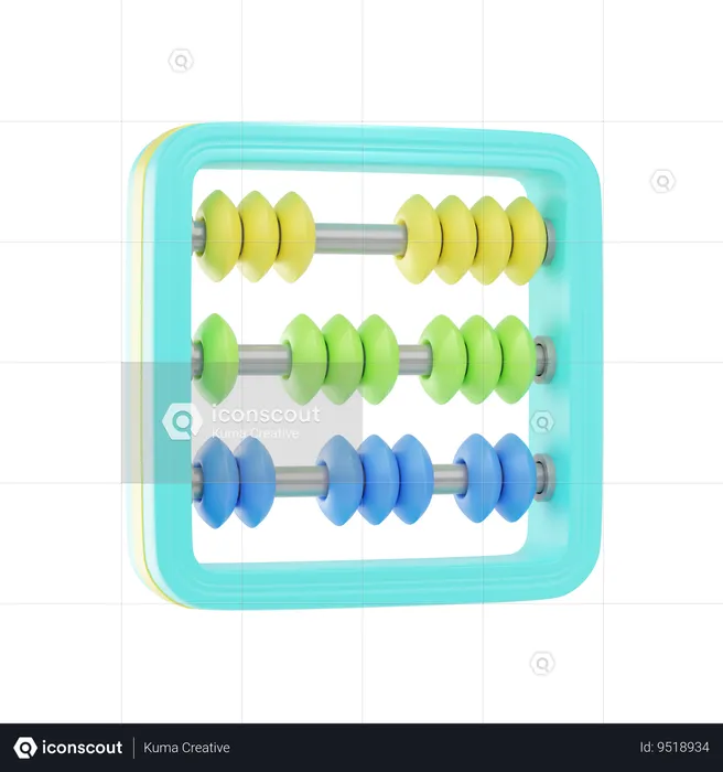 Abacus  3D Icon