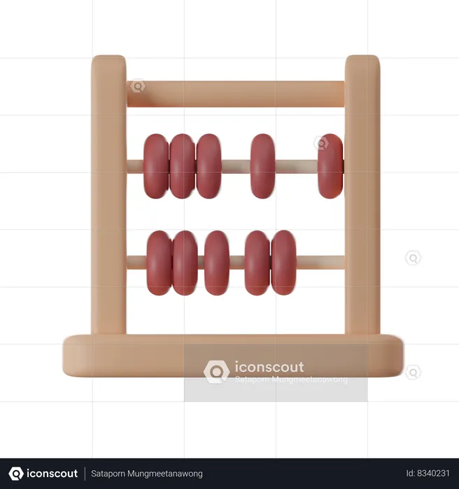 Abacus  3D Icon